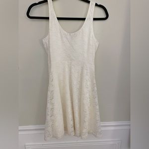 Express White floral Tank Mini Summer Dress
